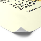 2026 Zonnige Dagen Kalender van Janz Poster (Hoek)