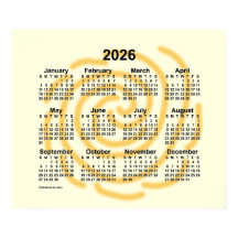 2026 Zonnige Dagen Kalender van Janz