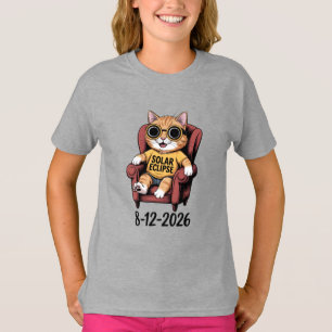2026 Zonsverduistering Kinder T-shirt Kinderen Zon