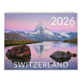2026 Zwitserland natuur & landschapsfoto Kalender (Hoes)