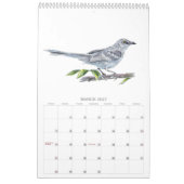 2026Achtertuin Vogels in Waterverf Kalender (Mar 2027)