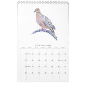 2026Achtertuin Vogels in Waterverf Kalender (Feb 2026)