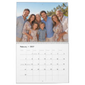 2027 -- 14 Foto Sjabloon Volledige Afdekking Kalender (Feb 2027)