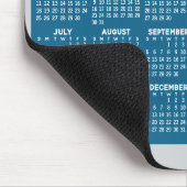 2027 2028 2 Jaar Kalender - jaaroverzicht blauw gr Muismat (Hoek)