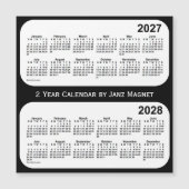 2027-2028 2 jaar zwart-wit agenda van Janz (Voorkant)