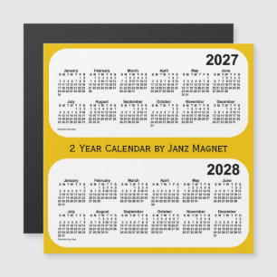 2027-2028 Gold 2 Year Agenda van Janz