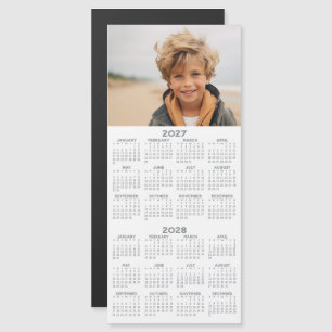 2027 2028 Kalender met Foto 2 Jaar Magnetische Kaa