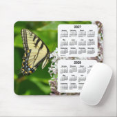 2027-2028 Swallowtail Butterfly Agenda van Janz Muismat (Met muis)