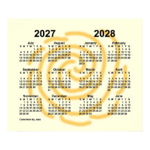 2027-2028 Zonnedagen Schooljaar Agenda van Janz