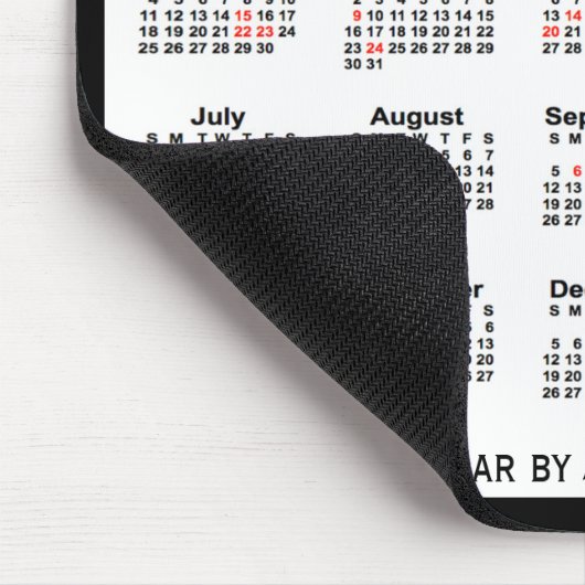 2027-2029 Black 3 Year Holiday Calendar van Janz Muismat (Hoek)