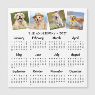 2027 Aangepaste foto familie huisdier hond 12 maan