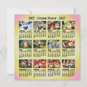 2027 Aangepaste foto-kabouter-agenda Zondag begint (Voorkant)