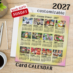 2027 Aangepaste foto-kabouter-agenda Zondag begint