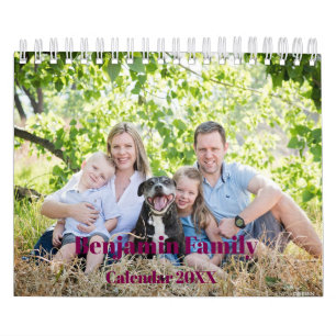 2027 Aangepaste foto Maak je eigen familie Kalender