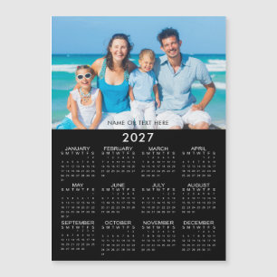 2027 Aangepaste Foto Magnetische Kalender