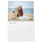 2027 Aangepaste Fotokalender | Bewerkbare Jaarteks Kalender (Mar 2027)