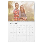 2027 Aangepaste Fotokalender | Bewerkbare Jaarteks Kalender (Feb 2027)