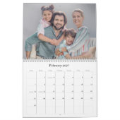 2027 Aangepaste gezelfgemaakte foto-agenda Kalender (Feb 2027)