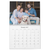 2027 Aangepaste gezelfgemaakte foto-agenda Kalender (Jan 2027)