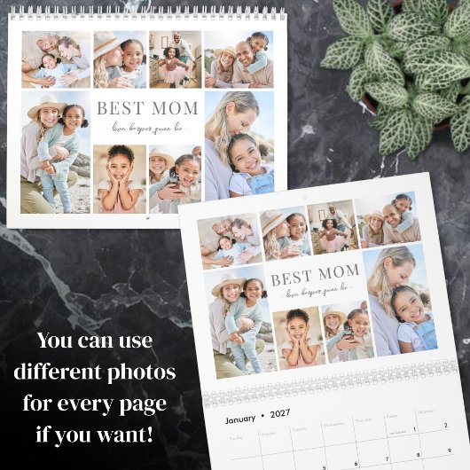 2027 Aangepaste Moeder Foto Kalender