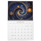 2027 Abstract Cosmos Surrealistische Ruimtekunst K Kalender (Jan 2027)