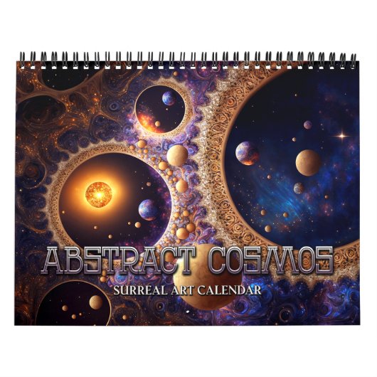 2027 Abstract Cosmos Surrealistische Ruimtekunst K Kalender (Hoes)