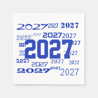 2027 Afstudeerklas Afstudeerfeestje Servetten