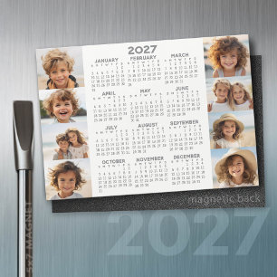 2027 Agenda - 8 Foto's - Basic Grey Witte Magneet
