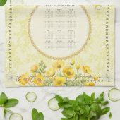2027 Agenda Handdoek Geel Putter (Gevouwen)