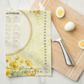2027 Agenda Handdoek Geel Putter (Quarter Fold)