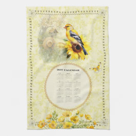 2027 Agenda Handdoek Geel Putter