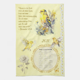 2027 Agenda Handdoek Goudvink Vertrouw op de Heer