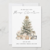 2027 Agenda Kerstboom Feestdagenkaart (Voorkant)