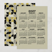 2027 Agenda - MCM Patroon op Achterkant Programmakaart (Voorkant / Achterkant)