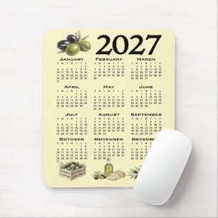 2027 Agenda, Mediterrane Olijven, Geel Muismat