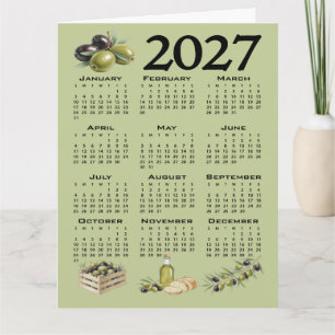 2027 Agenda, Mediterrane Olijven, Groen Kaart