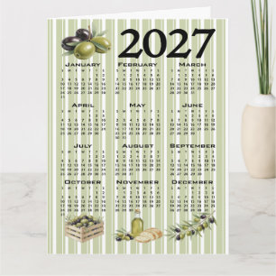 2027 Agenda, Mediterrane Olijven, Groene Strepen Kaart