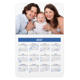 2027 Agenda met op maat gemaakte fotomagneet Magneet