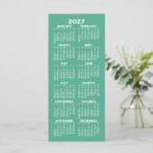 2027 Agenda - Moderne Minimalistische Kaart (Staand voorkant)