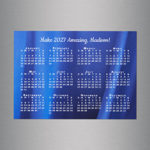 2027 Agenda Motivatie Naam Aangepaste Foto Magneet