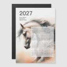 2027 Agenda Paardensport Paard Kunst Magnetische K