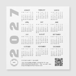2027 Agenda QR Code Bedrijfslogo Weggevertje 
