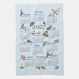 2027 Agenda Theedoek Vogels en Vlinders