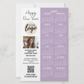 2027 Agenda voor kantoorlogo, QR-code, Foto Plus Briefpapier (Voorkant)