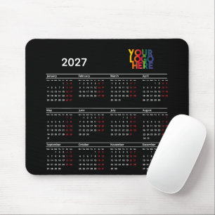 2027 Agenda Zakelijk Logo Bedrijfsbureau Muismat