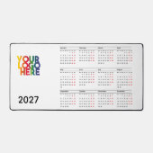 2027 Agenda Zakelijk Logo Bedrijfsbureau Wit Bureaumat (Voorkant)