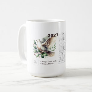 2027 Agenda Zakelijk Logo Duif Koffiemok