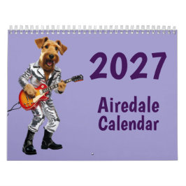 2027 Airedale-hondenkalender Kalender