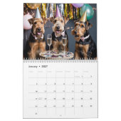 2027 Airedale-hondenkalender Kalender (Jan 2027)