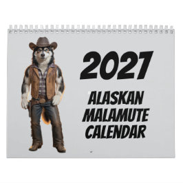 2027 Alaskan Malamute hondenkalender Kalender
